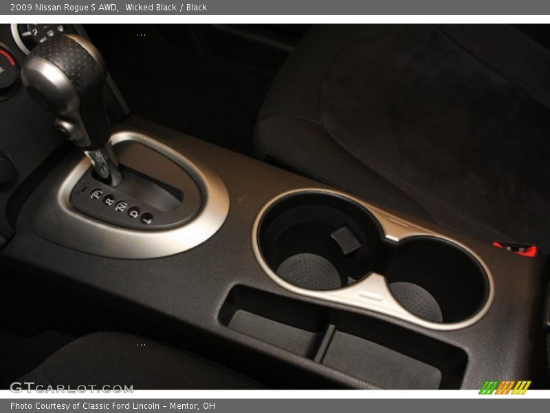 Wicked Black / Black 2009 Nissan Rogue S AWD