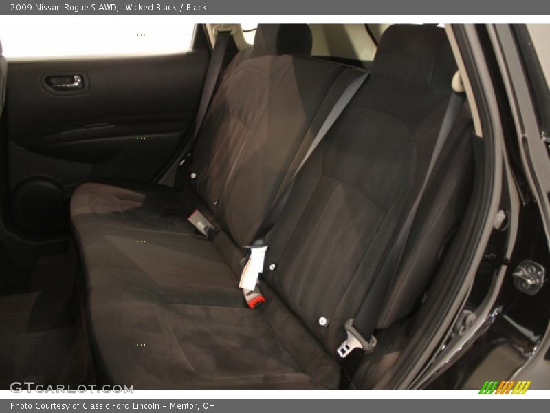Wicked Black / Black 2009 Nissan Rogue S AWD