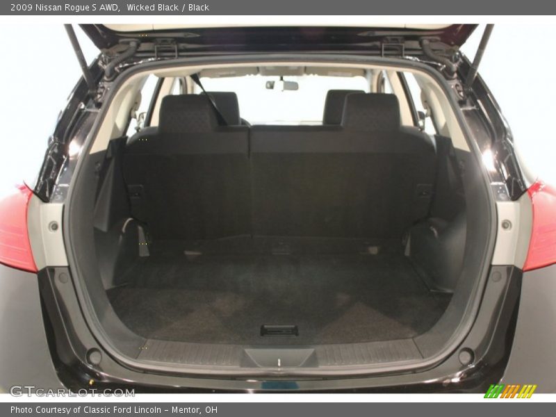 Wicked Black / Black 2009 Nissan Rogue S AWD