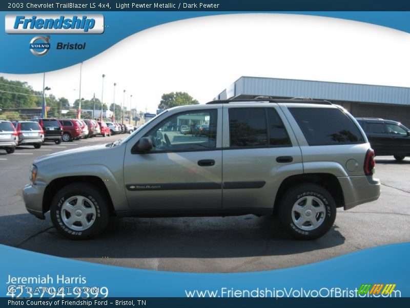 Light Pewter Metallic / Dark Pewter 2003 Chevrolet TrailBlazer LS 4x4