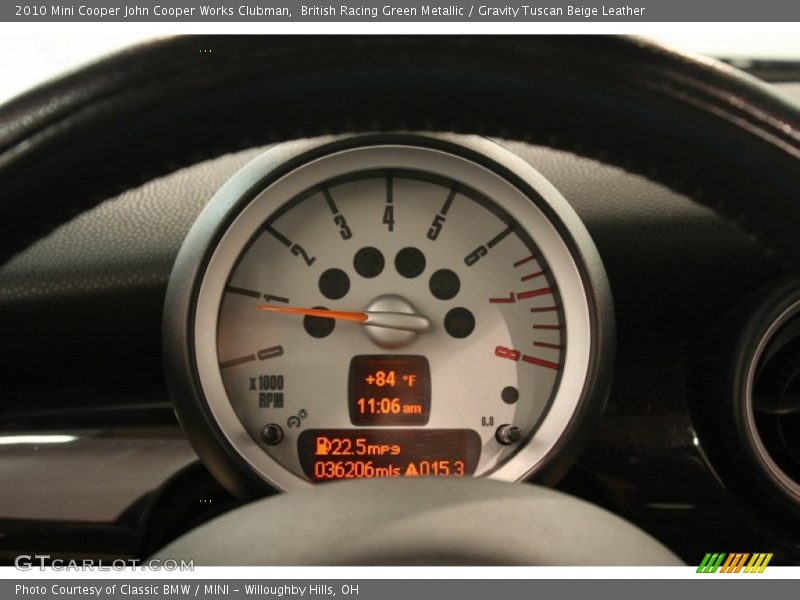  2010 Cooper John Cooper Works Clubman John Cooper Works Clubman Gauges