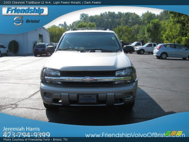 Light Pewter Metallic / Dark Pewter 2003 Chevrolet TrailBlazer LS 4x4