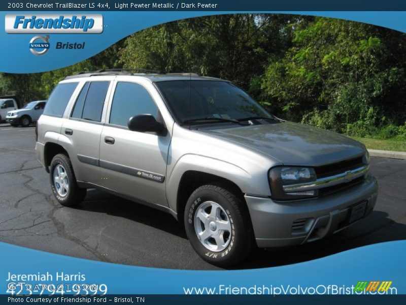 Light Pewter Metallic / Dark Pewter 2003 Chevrolet TrailBlazer LS 4x4