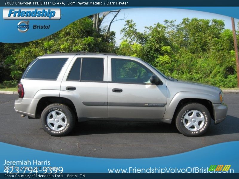 Light Pewter Metallic / Dark Pewter 2003 Chevrolet TrailBlazer LS 4x4