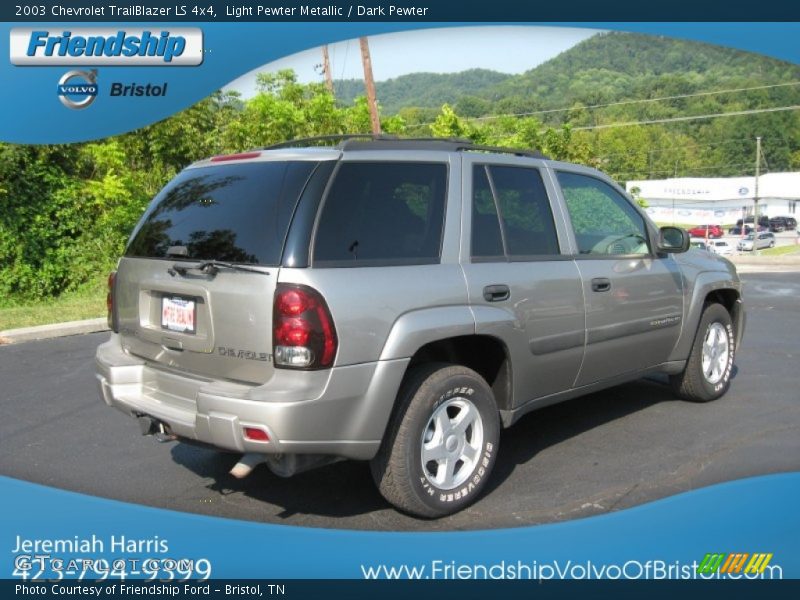 Light Pewter Metallic / Dark Pewter 2003 Chevrolet TrailBlazer LS 4x4