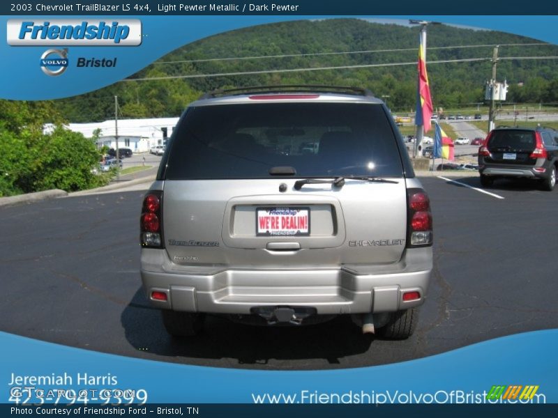 Light Pewter Metallic / Dark Pewter 2003 Chevrolet TrailBlazer LS 4x4