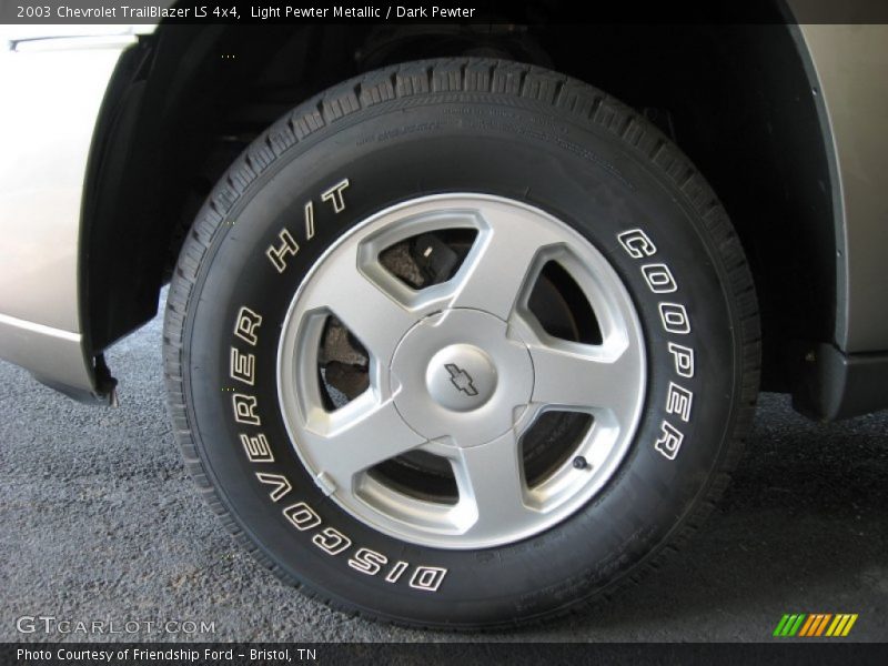 Light Pewter Metallic / Dark Pewter 2003 Chevrolet TrailBlazer LS 4x4