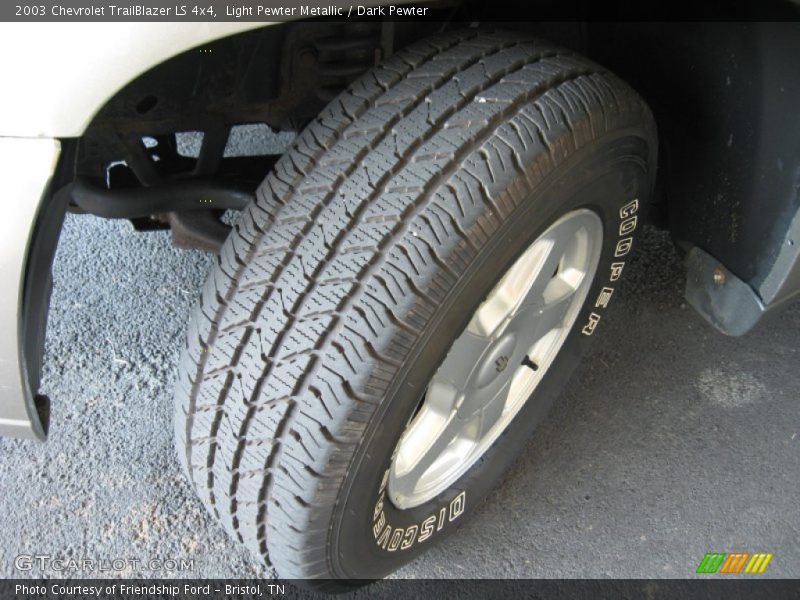 Light Pewter Metallic / Dark Pewter 2003 Chevrolet TrailBlazer LS 4x4