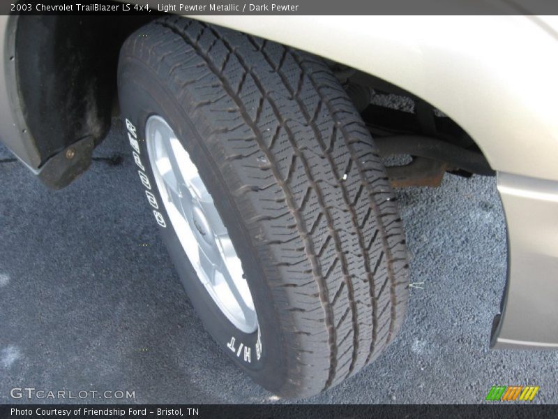 Light Pewter Metallic / Dark Pewter 2003 Chevrolet TrailBlazer LS 4x4