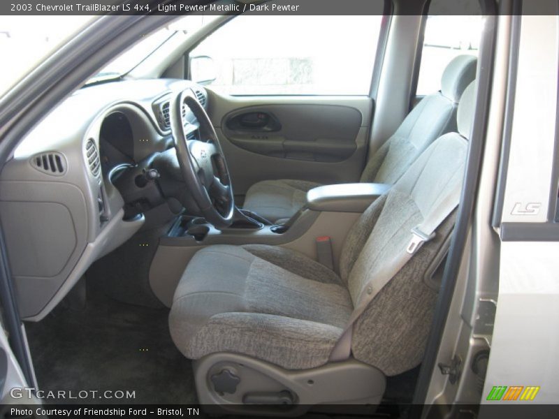 Light Pewter Metallic / Dark Pewter 2003 Chevrolet TrailBlazer LS 4x4