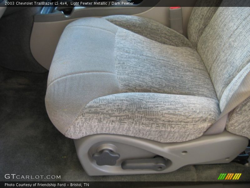 Light Pewter Metallic / Dark Pewter 2003 Chevrolet TrailBlazer LS 4x4
