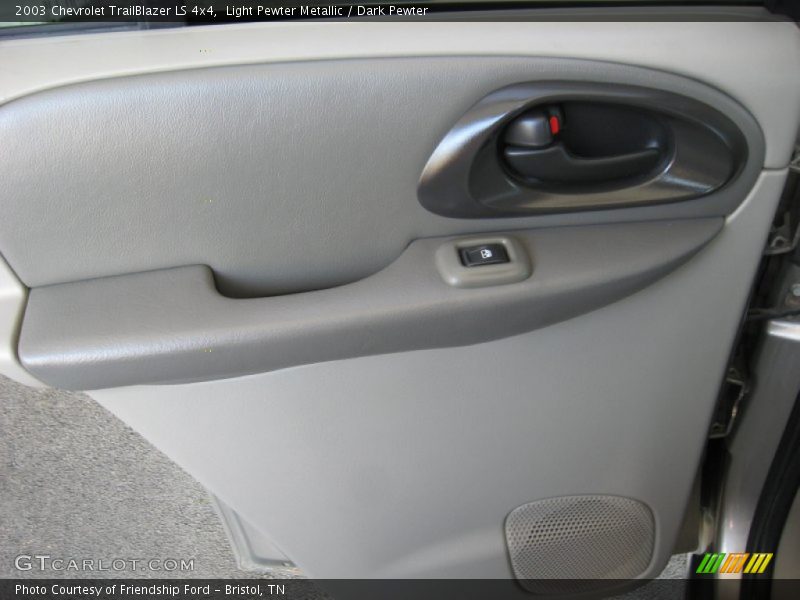 Light Pewter Metallic / Dark Pewter 2003 Chevrolet TrailBlazer LS 4x4