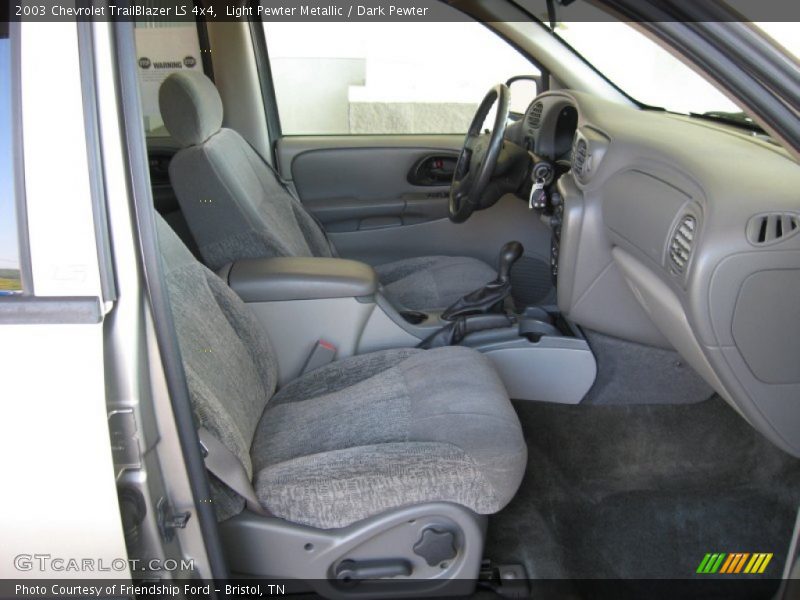 Light Pewter Metallic / Dark Pewter 2003 Chevrolet TrailBlazer LS 4x4
