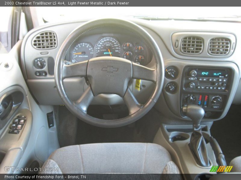 Light Pewter Metallic / Dark Pewter 2003 Chevrolet TrailBlazer LS 4x4