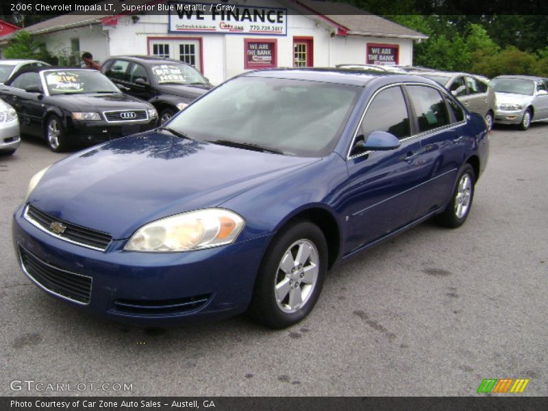 Superior Blue Metallic / Gray 2006 Chevrolet Impala LT