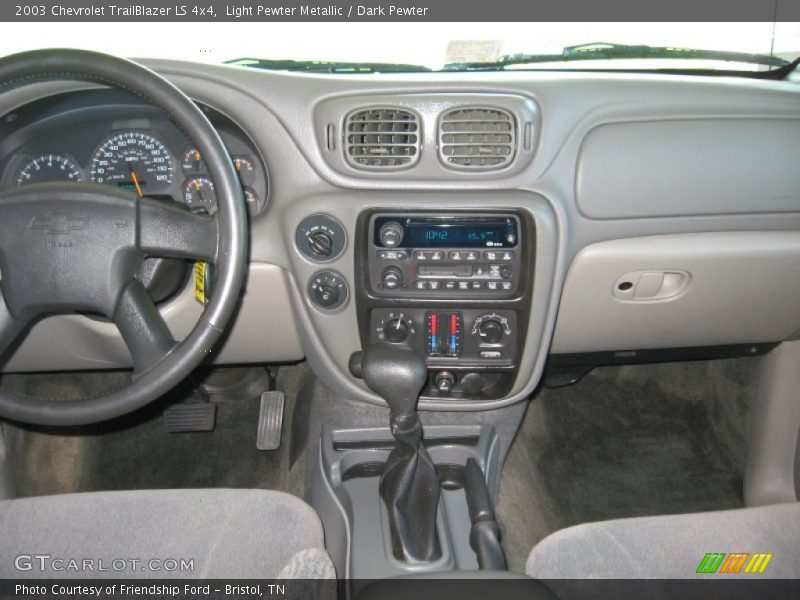 Light Pewter Metallic / Dark Pewter 2003 Chevrolet TrailBlazer LS 4x4