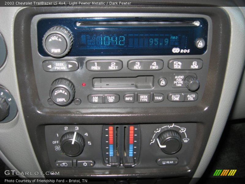Light Pewter Metallic / Dark Pewter 2003 Chevrolet TrailBlazer LS 4x4