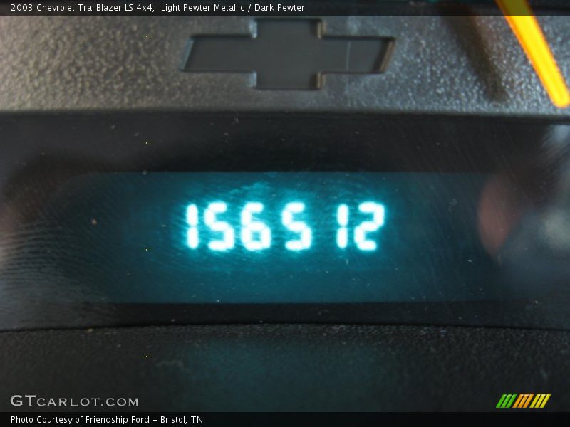 Light Pewter Metallic / Dark Pewter 2003 Chevrolet TrailBlazer LS 4x4