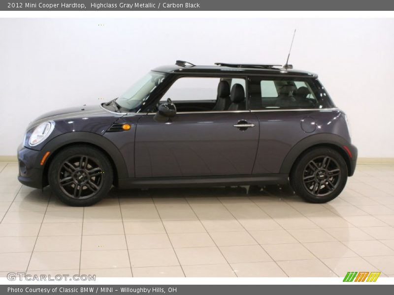 Highclass Gray Metallic / Carbon Black 2012 Mini Cooper Hardtop