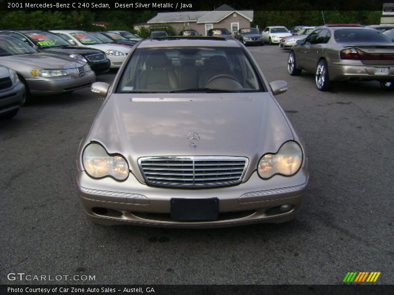 Desert Silver Metallic / Java 2001 Mercedes-Benz C 240 Sedan