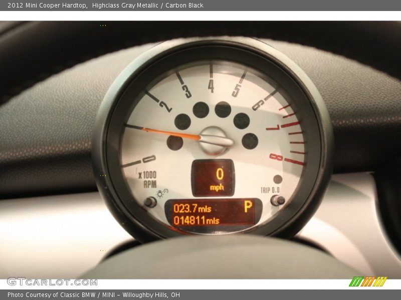 Highclass Gray Metallic / Carbon Black 2012 Mini Cooper Hardtop