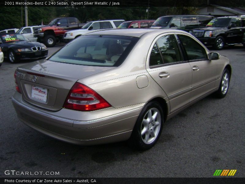 Desert Silver Metallic / Java 2001 Mercedes-Benz C 240 Sedan