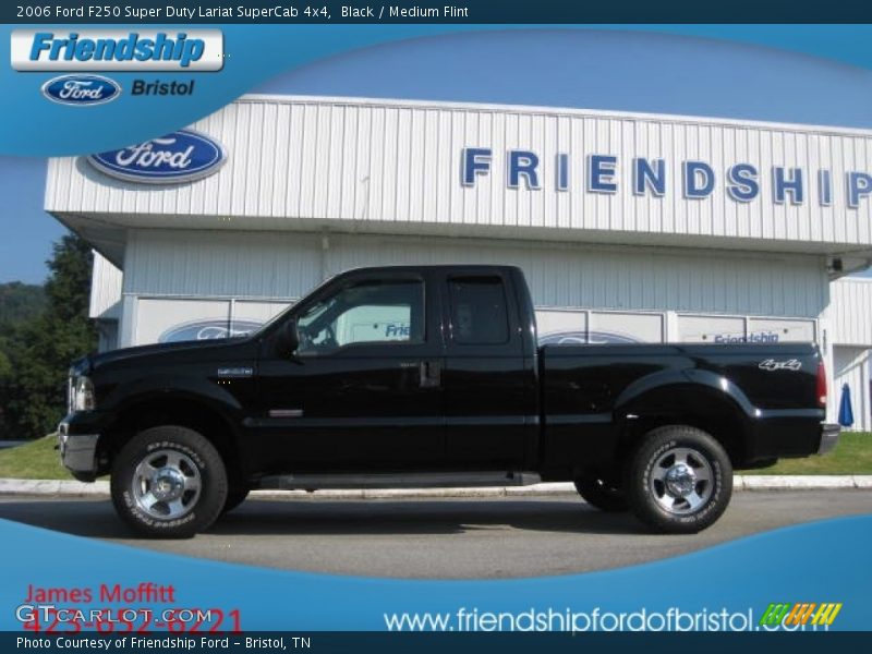 Black / Medium Flint 2006 Ford F250 Super Duty Lariat SuperCab 4x4