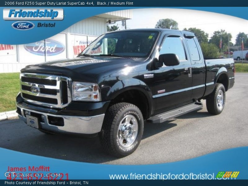 Black / Medium Flint 2006 Ford F250 Super Duty Lariat SuperCab 4x4