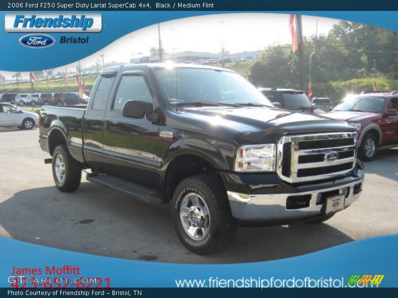 Black / Medium Flint 2006 Ford F250 Super Duty Lariat SuperCab 4x4