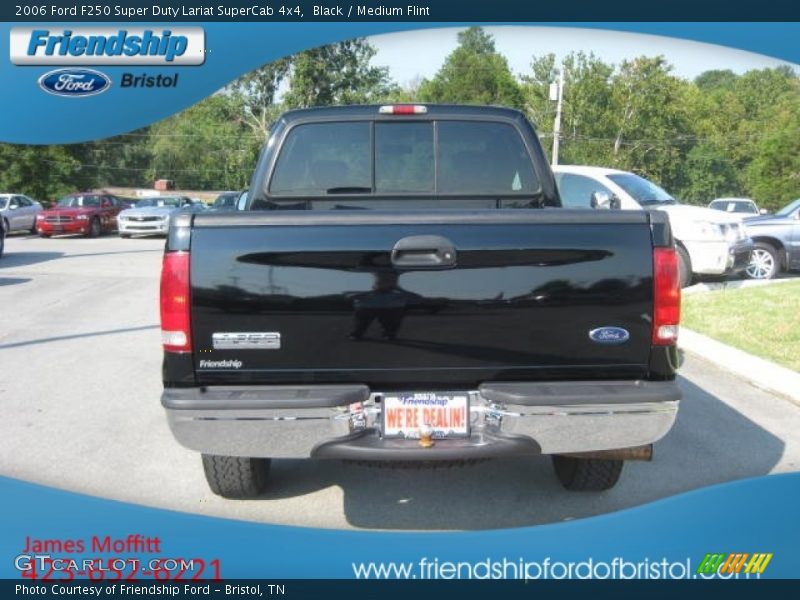 Black / Medium Flint 2006 Ford F250 Super Duty Lariat SuperCab 4x4
