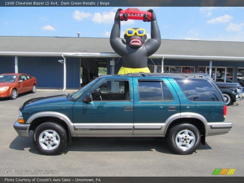  1998 Blazer LS 4x4 Dark Green Metallic