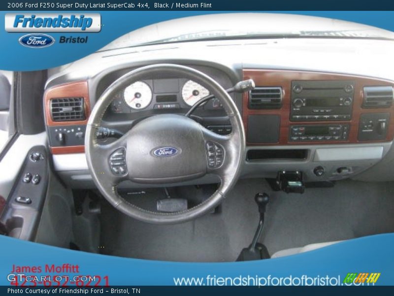Black / Medium Flint 2006 Ford F250 Super Duty Lariat SuperCab 4x4