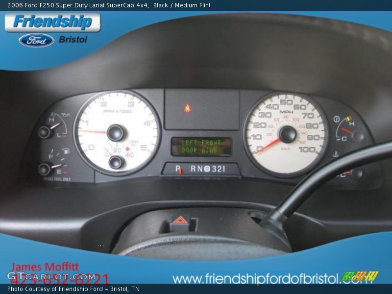 Black / Medium Flint 2006 Ford F250 Super Duty Lariat SuperCab 4x4