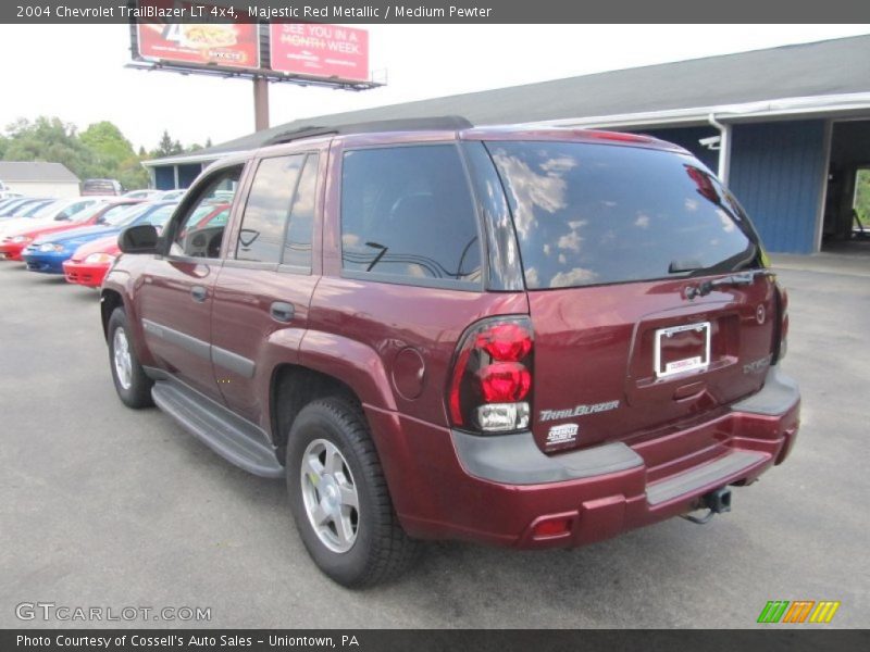 Majestic Red Metallic / Medium Pewter 2004 Chevrolet TrailBlazer LT 4x4