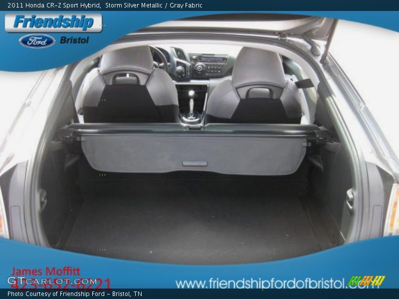 Storm Silver Metallic / Gray Fabric 2011 Honda CR-Z Sport Hybrid