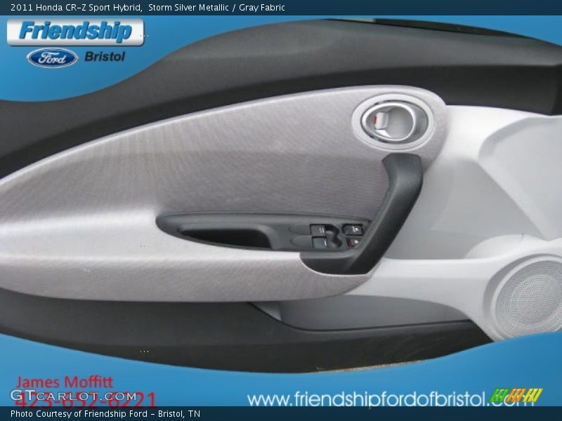 Storm Silver Metallic / Gray Fabric 2011 Honda CR-Z Sport Hybrid