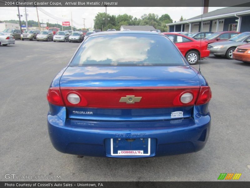 Arrival Blue Metallic / Neutral 2004 Chevrolet Cavalier Coupe