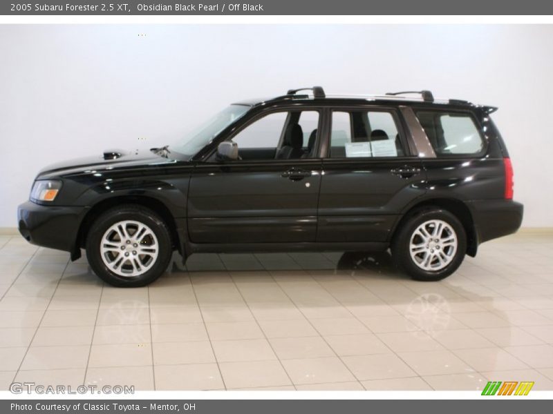 Obsidian Black Pearl / Off Black 2005 Subaru Forester 2.5 XT