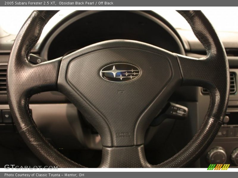 Obsidian Black Pearl / Off Black 2005 Subaru Forester 2.5 XT