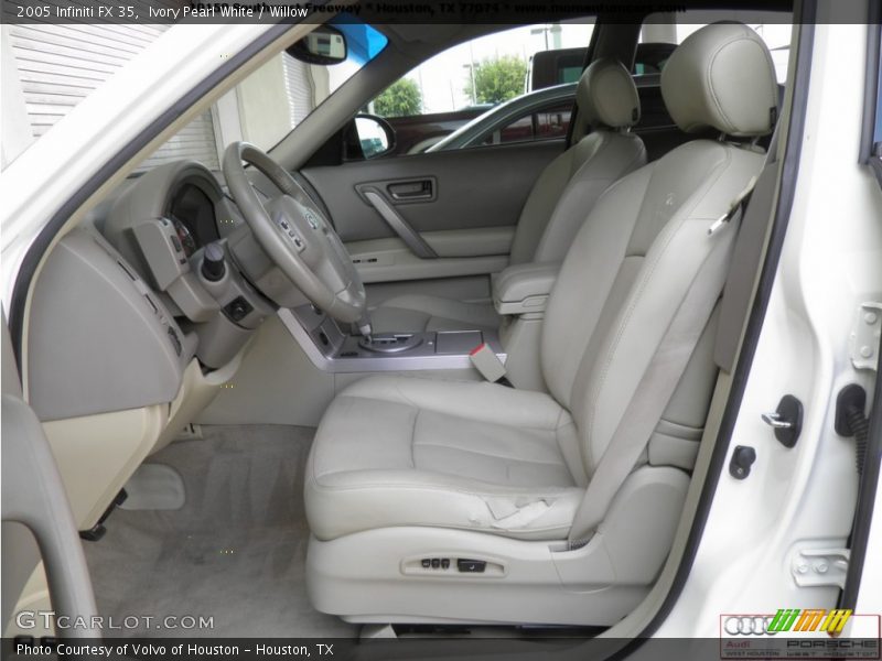 Ivory Pearl White / Willow 2005 Infiniti FX 35