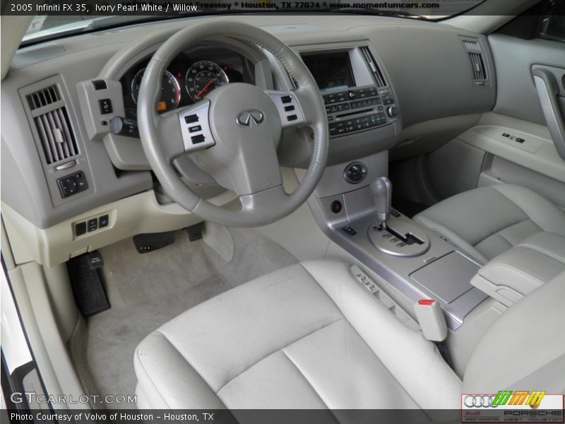 Ivory Pearl White / Willow 2005 Infiniti FX 35