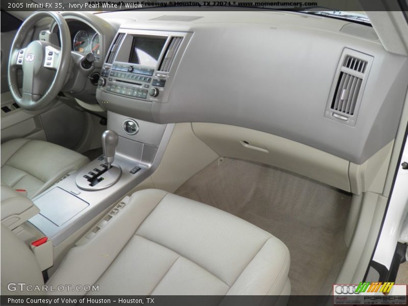 Ivory Pearl White / Willow 2005 Infiniti FX 35