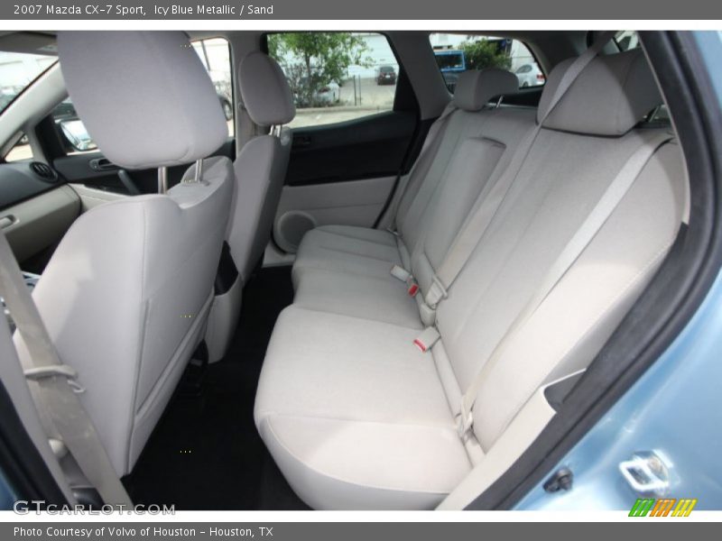 Rear Seat of 2007 CX-7 Sport