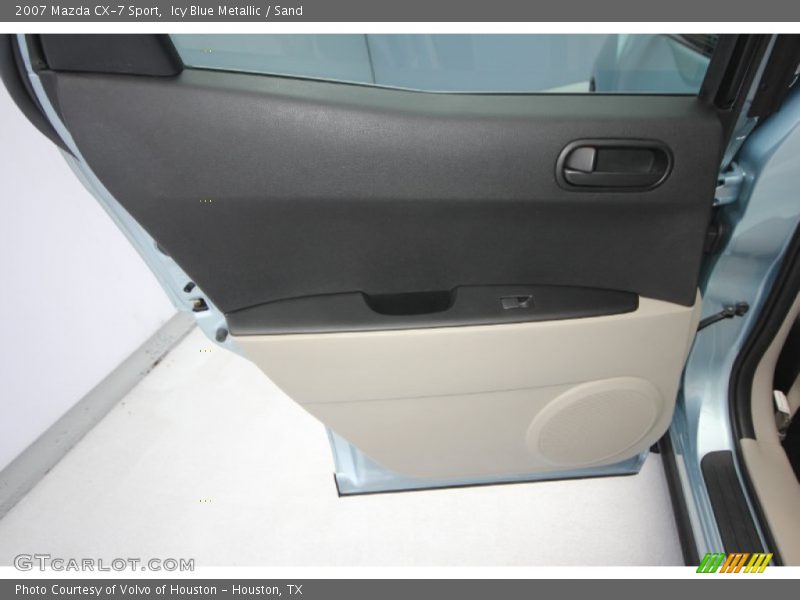 Icy Blue Metallic / Sand 2007 Mazda CX-7 Sport