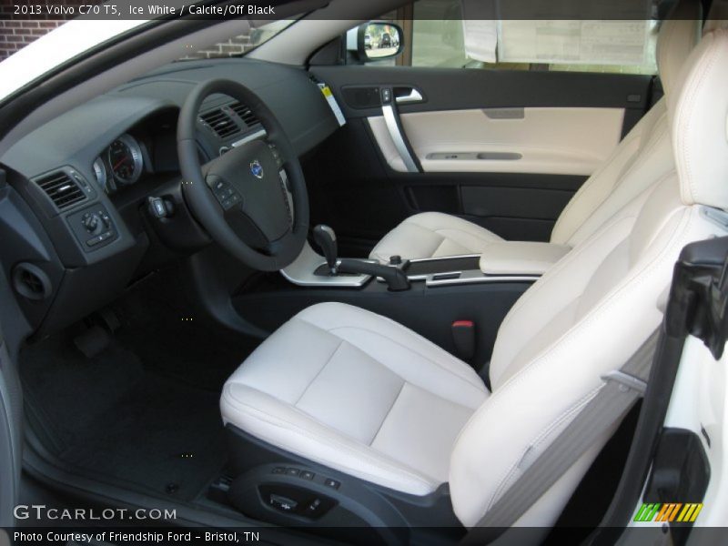  2013 C70 T5 Calcite/Off Black Interior