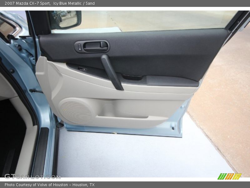 Icy Blue Metallic / Sand 2007 Mazda CX-7 Sport