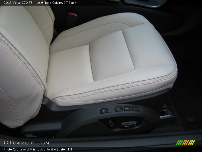 Ice White / Calcite/Off Black 2013 Volvo C70 T5