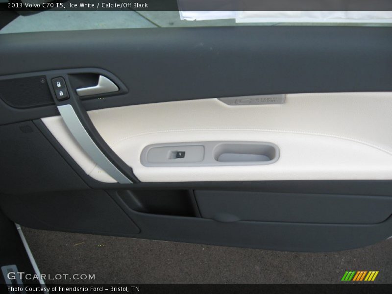 Ice White / Calcite/Off Black 2013 Volvo C70 T5