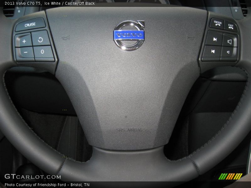 Ice White / Calcite/Off Black 2013 Volvo C70 T5