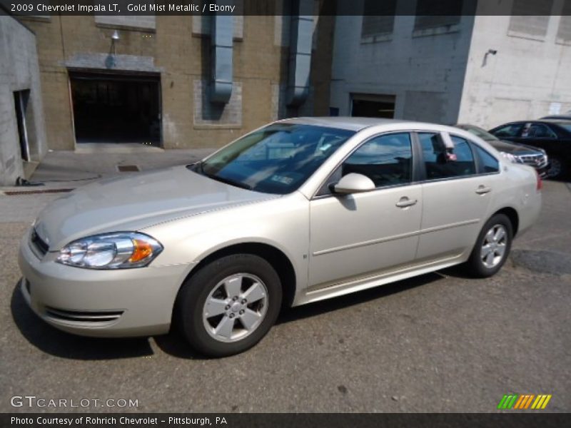 Gold Mist Metallic / Ebony 2009 Chevrolet Impala LT